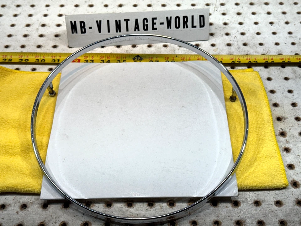 OEM Mercedes 59-65 W120 W121 Pontón W110 Volante Círculo Cuerno Metal 1 Anillo Foto 2 de 4