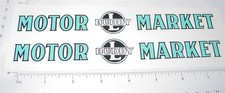 Pair Buddy L Motor Market Delivery Truck Stickers BL-072