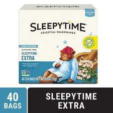 Extra Wellness Herbal Tea Bags for Relaxation and Sleep Support 40 Count