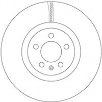 TRW 2X Bremsscheibe Ø312Mm BelüFtet FüR VW Polo 2.0 GTI DF6983S