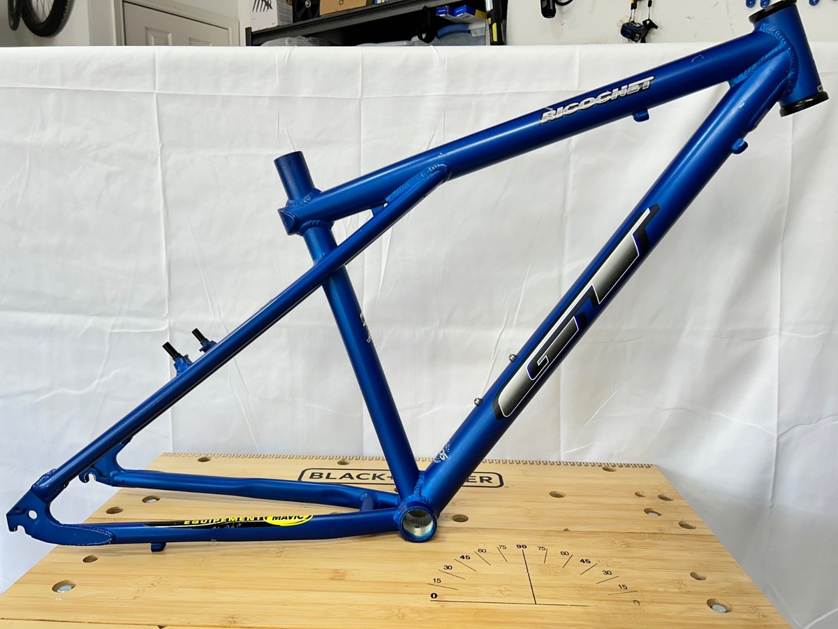 Vintage GT Ricochet Mountain Bike Frame Blue 16.5 Inches Great