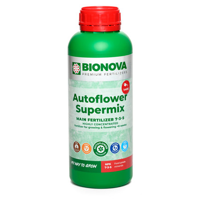Bio Nova Autoflower Supermix Dünger 1 L Einkomponenten Autoflower NPK 5-3-7