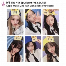 IVE The 4th EP Album IVE SECRET Applemusic 2nd Fan Sign Photocard WONYOUNG KPOP