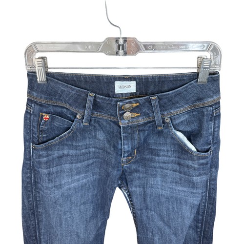 Hudson Collin Flap Skinny Jeans Geno Wash Size 26 Stretch Denim WM422ZNA - Picture 2 of 10