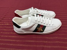 Sneakers Gucci Uomo Bianche con Ape Originali Nuove