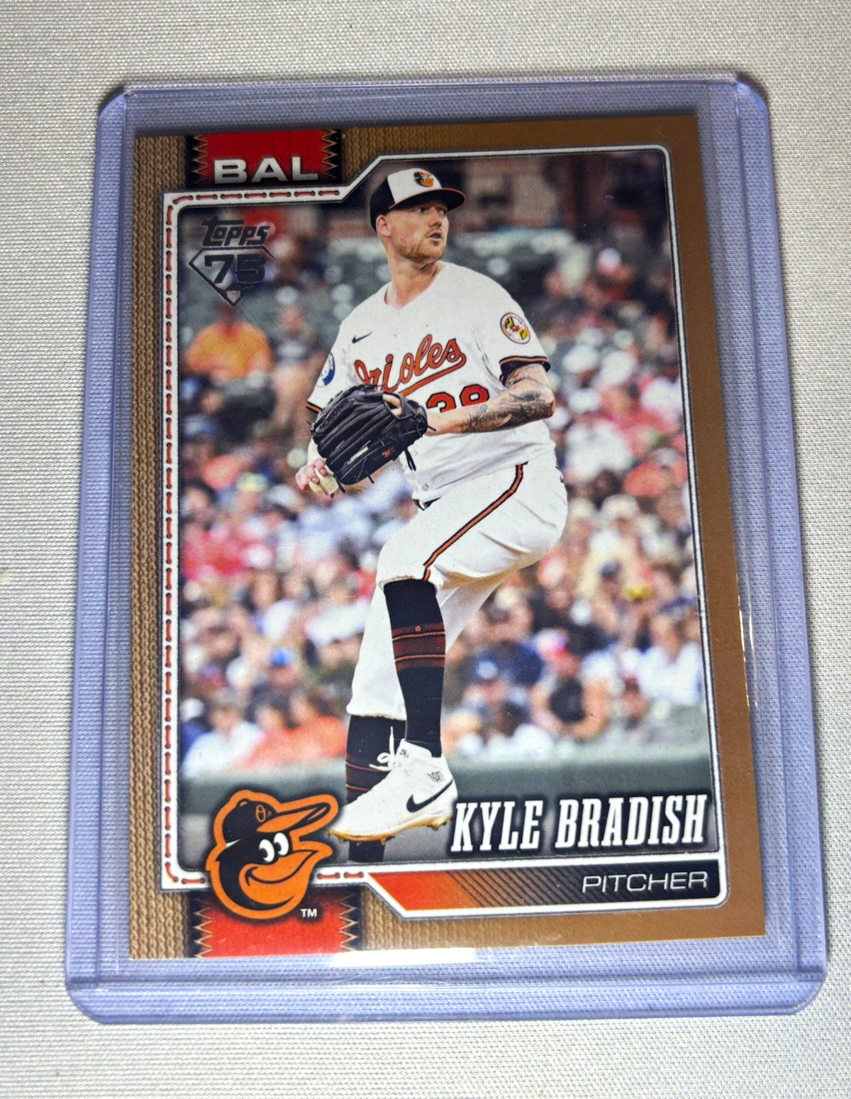 2026 Topps Series 2 Kyle Bradish Orioles #647 Gold Parallel 0764/2026