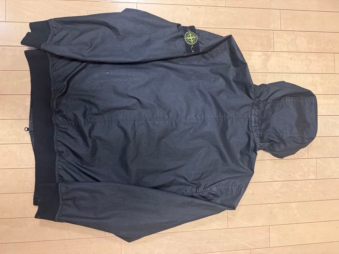 Stone Island MEMBRANA 3L TC Hooded Nylon Jacket Black Size L 2023 SS - product detail image 4