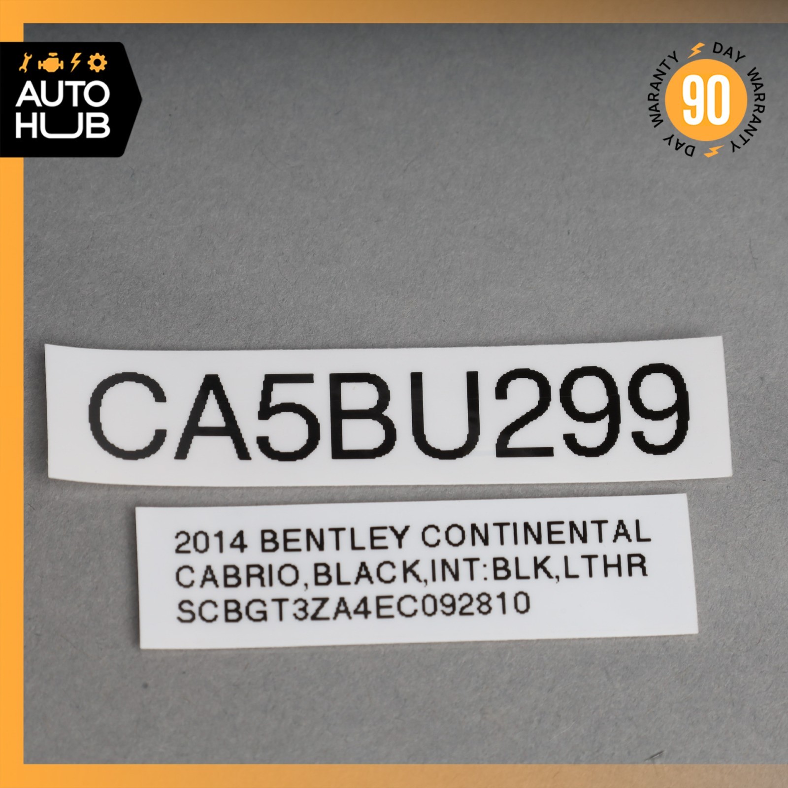 03-18 Bentley Continental GTC GT Fuel Filter Compensation Tank OEM 32k