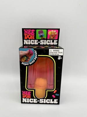 AUTHENTIC Nee Doh Nice-Sicle Popsicle Pink/Orange NEEDOH - NEW IN BOX US SELLER