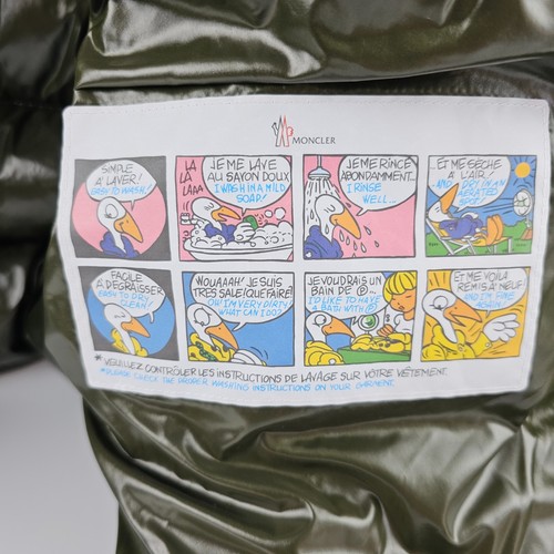 MONCLER Maya $1950 Men's Green Short Down Jacket New - Picture 11 of 13
