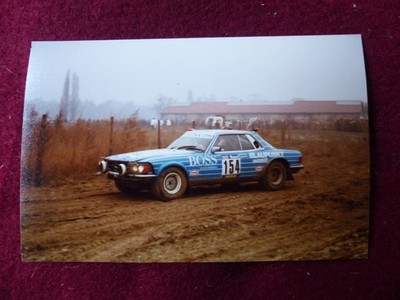 original photo / rally car 4X 4 / PARIS ALGIERS DAKAR 1984 / MERCEDES 500 SLC