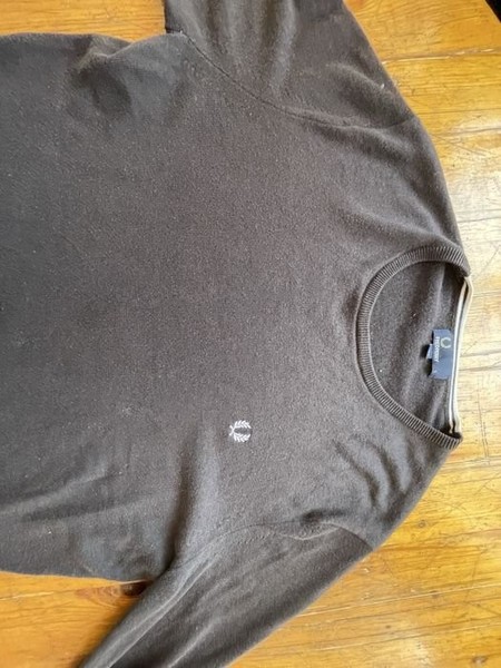 Men Ralph Lauren Sweater Brown Semi-Wool