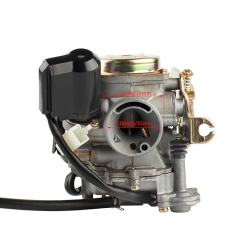 GY6 Carburetor for 49cc 50cc 139QMB 139QMA Moped Engine Scooter Moped ATV Go Kar - Bild 3 von 7