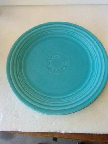 Vintage Fiestaware Tourquoise Blue 9" Plate
