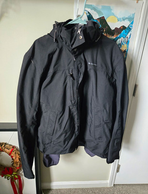Quechua Decathlon 2-in-1 Jacket XL Black