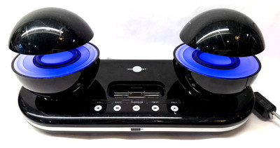 iPod Docking Amethyst iCrystal / black Digital Active Loudspeaker Retro Y2K