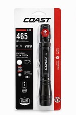 Coast G36 Led Flashlight 465 Lumens Twist Focus Batteries Or Rechargeable New Coast G36 Led Flashlight 465 Lumens Twist Focus Batteries Or Rechargeable New