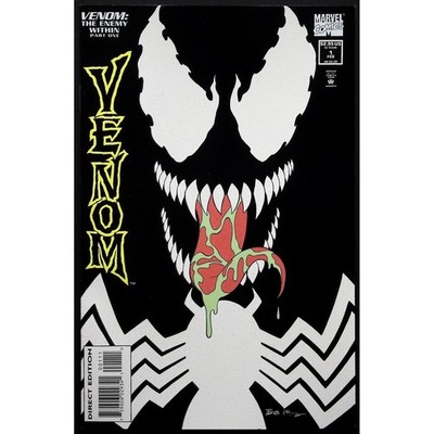 Venom The Enemy Within No. 1 Marvel Comic Book GLOW IN THE DARK COVER!