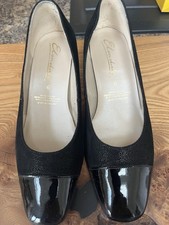 Vintage Women’s Elmdale Black Leather Fiona Shoe Size 6 E With Box Hardly Worn