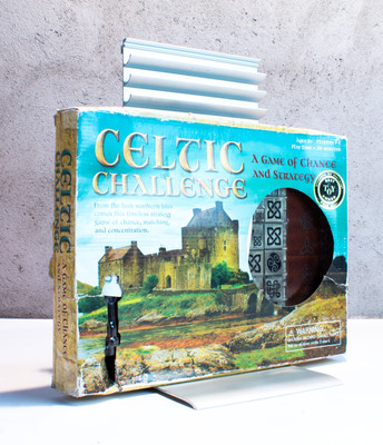 Celtic Challenge: A Game of Chance and Strategy - Wood Board Game Complete VG