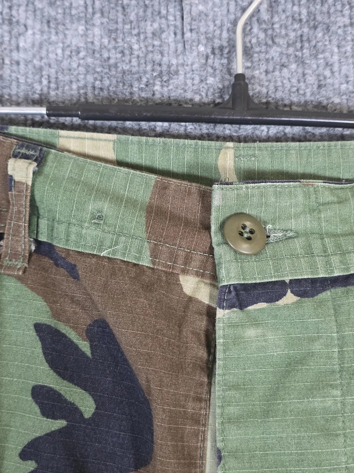 Pantalones BDU Vintage Ejército de Estados Unidos Para Hombres Grandes Regular Woodland Camuflados Ripstop Carga 00s Foto 3 de 4