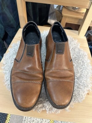 Rieker Men s Leather Shoes Size 43. Lightweight Brown. Excellent Condition