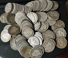 $20 Face 90% Silver 25c Barber Quarters Mixed Date & Mintmarks (80) Coin Lot!