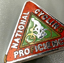 Vintage Pin Badge Children Award National Cycling Proficiency J Pinches 1950'