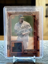 2021 Topps Museum Collection - Meaningful Material Relics Frankie Montas Copper