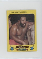 1986 Super Wrestling Stars The (Name Misspelled as Juneyard) Junkyard Dog sq1
