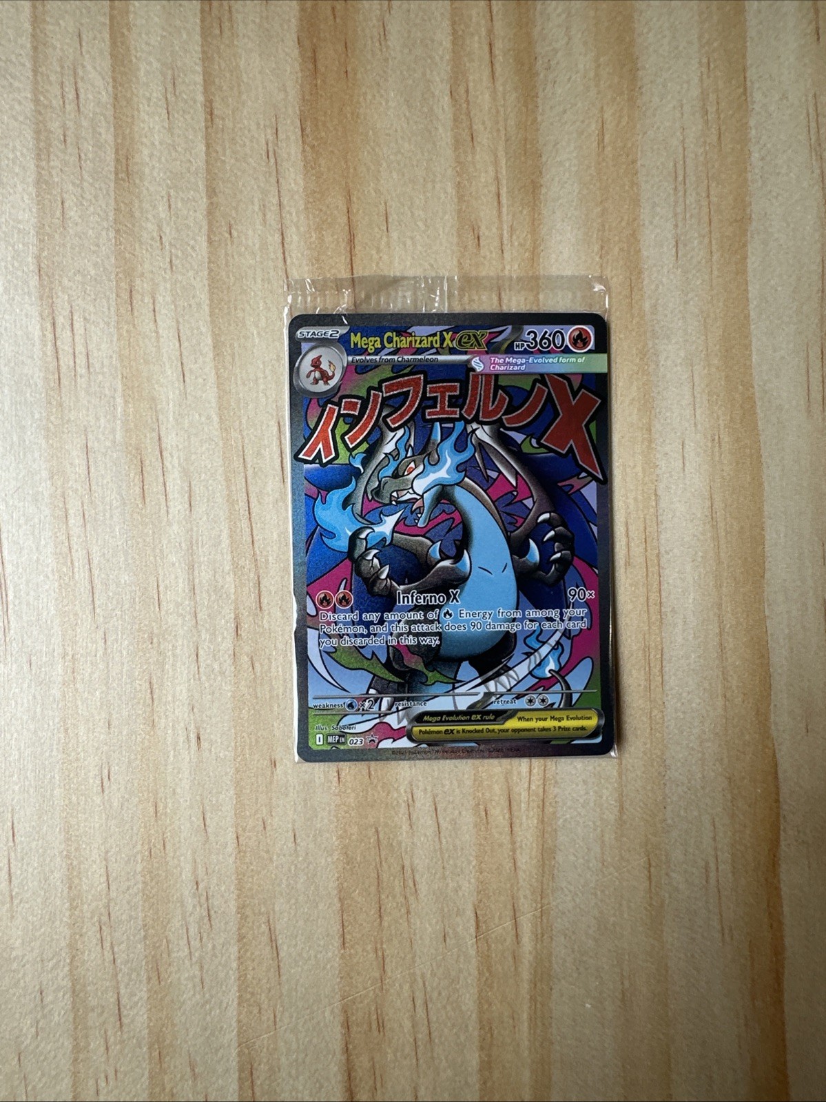 Mega Charizard x EX 023 Me: Mega Evolution Black Star Promo Holo New @ Sealed