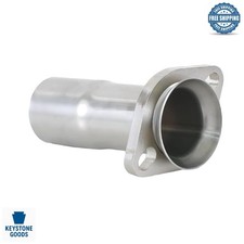 Stainless Steel Exhaust Adapter Reducer 2-2.5 With Flange 6 Length