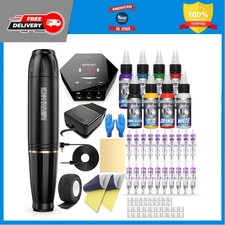 Wormhole Tattoo Gun Kit with Uninterrupted Power Set for Beginners WTK070