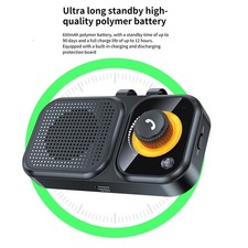 Car Speakerphone with Back Clip Portable Handsfree Talking