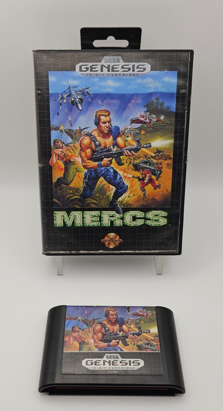 Mercs| Sega Mega Drive Game Boxed Tested & Working Genesis