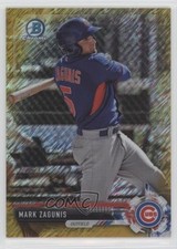 2017 Bowman Chrome Prospects Gold Shimmer Refractor 4/50 Mark Zagunis 08jk