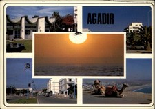 Agadir Morocco vintage postcard t892