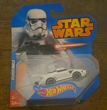 Hot Wheels Star Wars Stormtrooper Diecast Car 1:64 White/Black 2014 Unopened Box