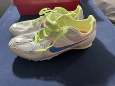 Size 8 Nike Track  Field Rival MD Athletic Multi-Use Shoes Cleats White Pink