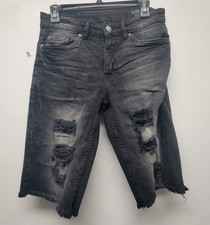 Buffalo David Bitton Black Distressed Jeans Boys Size 16