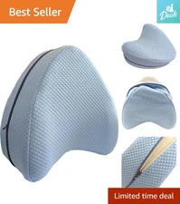 Luxury Heart-Shaped Pillow Cover in Blue for Contour Legacy Support Pillow