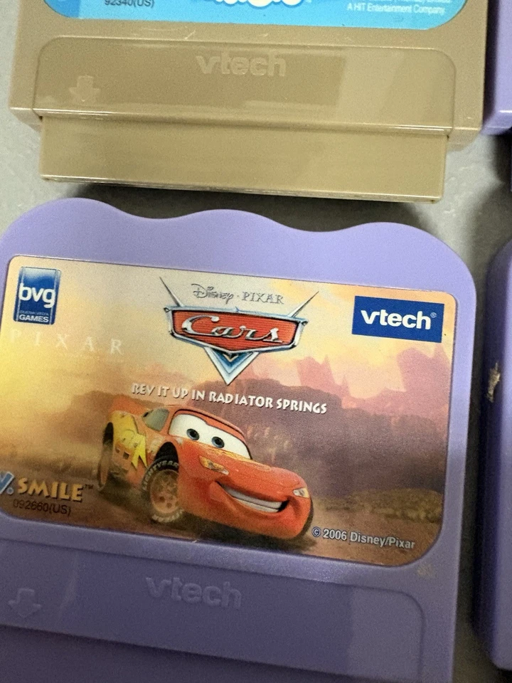 4 Learning Games Vtech Smile - Cars-bob The Builder- Thomas &Friends & Alphabet - Image 2 of 4