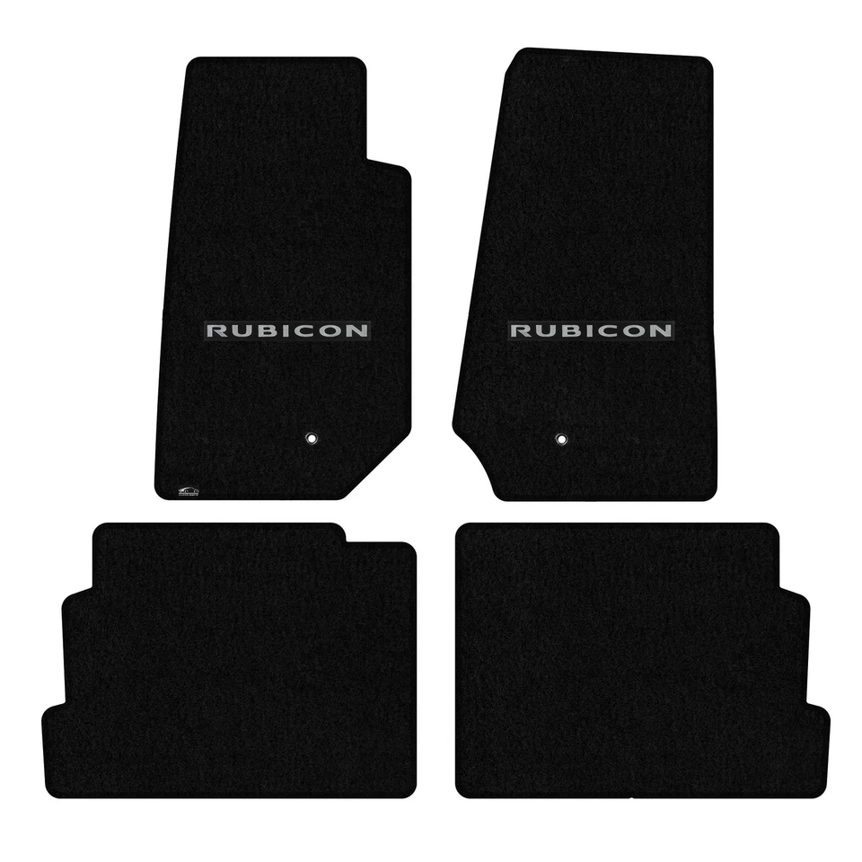 Lloyd Mats 4PC Set for 2007-2010 Jeep Wrangler JK 4-Door, Black - Imagem 2 de 4