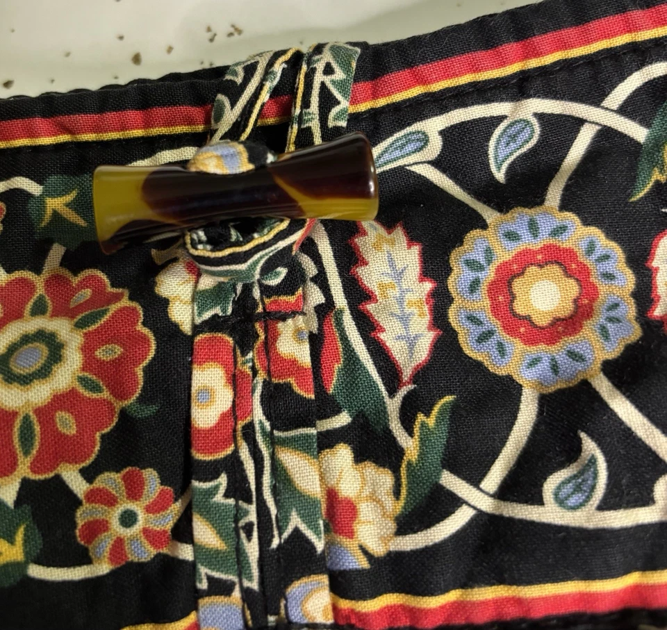 Bolso de Hombro/Bolso de Mano Vera Bradley, Retirado, Eloise, Fondo Negro Foto 2 de 4