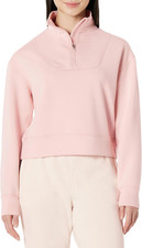 Women'S Active Sweat Half Zip Pullover Sweatshirt