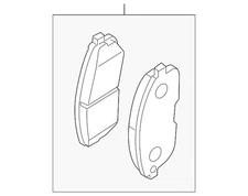 Genuine Nissan Value Advantage™ PAD KIT-FRONT DA06M-ZB59PNW