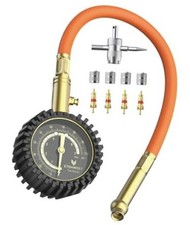 Tire Pressure Gauge 0-100 PSI, ANSI B40.1 Grade A Accurate Tire Gauges for