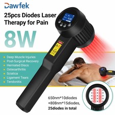 8W Red Light Infrared Therapy Device 650nm 808nm for Muscle Joint Recovery LLLT