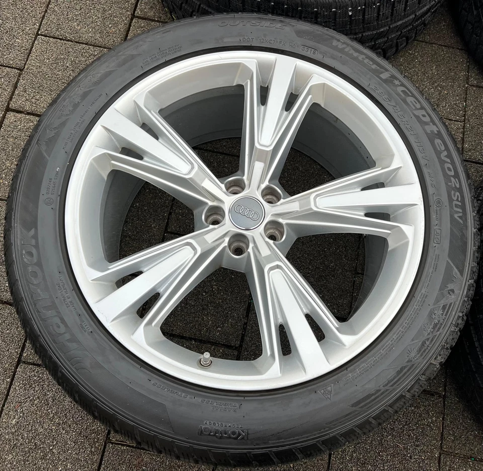 4 ORIGINAL 21" ALU WINTERRÄDER AUDI Q8 SQ8 4M 4M8601025H 285/45R21 113V HANKOOK - Bild 3 von 4