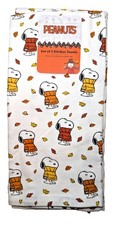 Toallas de cocina Peanuts Snoopy otoño acolchado suéter y hojas que caen 2 piezas NUEVO
